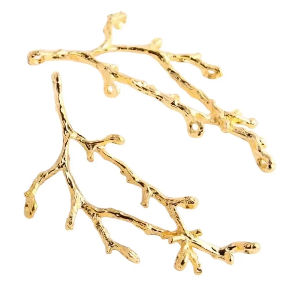 ZARA Gold Coral Branch Hair Clip | NWOT